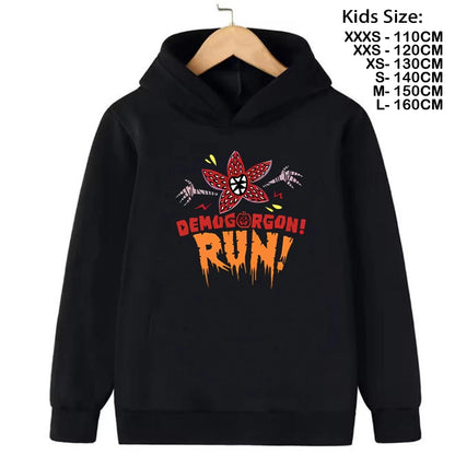Hoodies Kids Cartoon Anime Print Clothes Streetwear Basic Boys Tops Children Sweatshirts