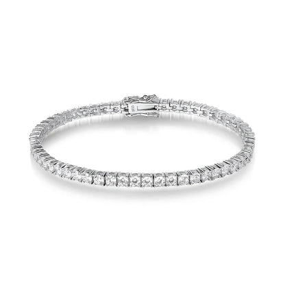 3/4/5mm Moissanite Tennis Bracelet for Women Man S925 Silver Plated 18k Gold Wedding Party Fine Jewelry with certificate