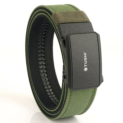 Automatic Buckle Comfortable Nylon Military Gun Belt Outdoor Hunting Multifunctional IPSC Tactical Canvas Belt Men Belt