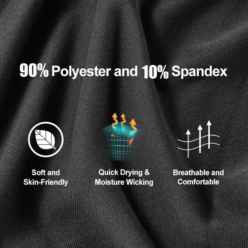 Men's Compression Leggings High Elastic Quick Dry Breathable Sports Base Layer for Gym Running Basketball Workout