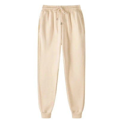 Men's women's Oversize Fleece Sweatpants Casual Drawstring Jogger Trousers with Pockets for Gym Workout Running Sport Long Pants