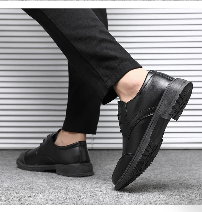 High Quality Italian Luxury Brand Lace-Up Non-slip Men Driving Shoes Leather Men Casual Shoes Breathable formal Mens Dress Shoes