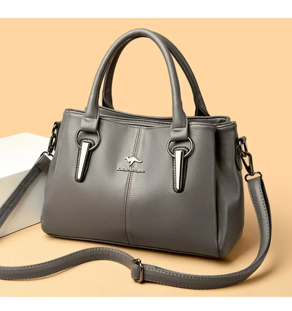 Genuine Fashion 3 Layers Luxury Handbags Women Bags Designer HIgh Quality Leather Crossbody Bags for Women 2024 Shoulder Bag