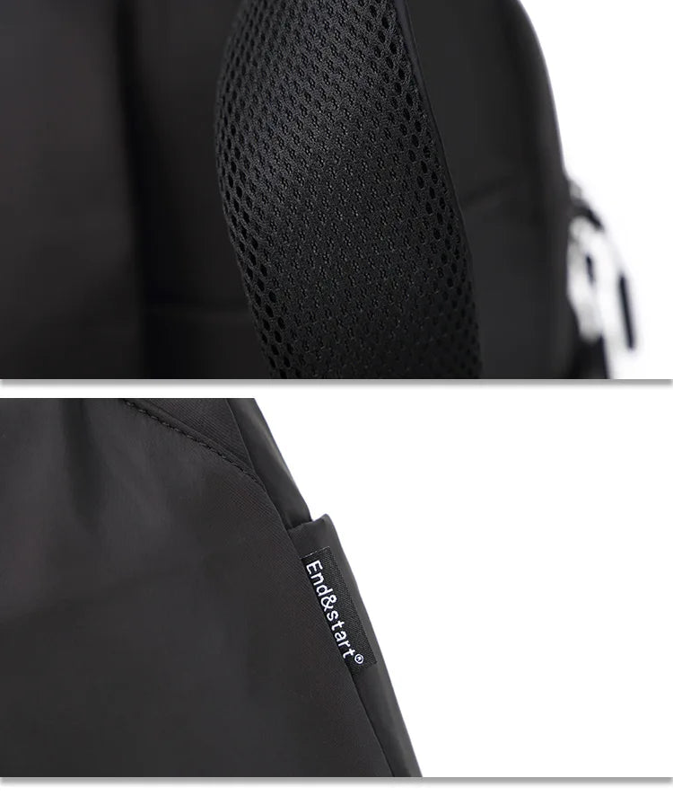Mini Canvas Men's Backpack Fashion Black Rucksack School Bag for Man Small Japanese Male Bagpack Travel Waterproof Backpacks