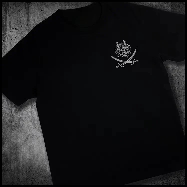 Tactical Army Fans Tough Guy Printing Summer New Brothers Cotton T-Shirt Crew Neck Loose Top