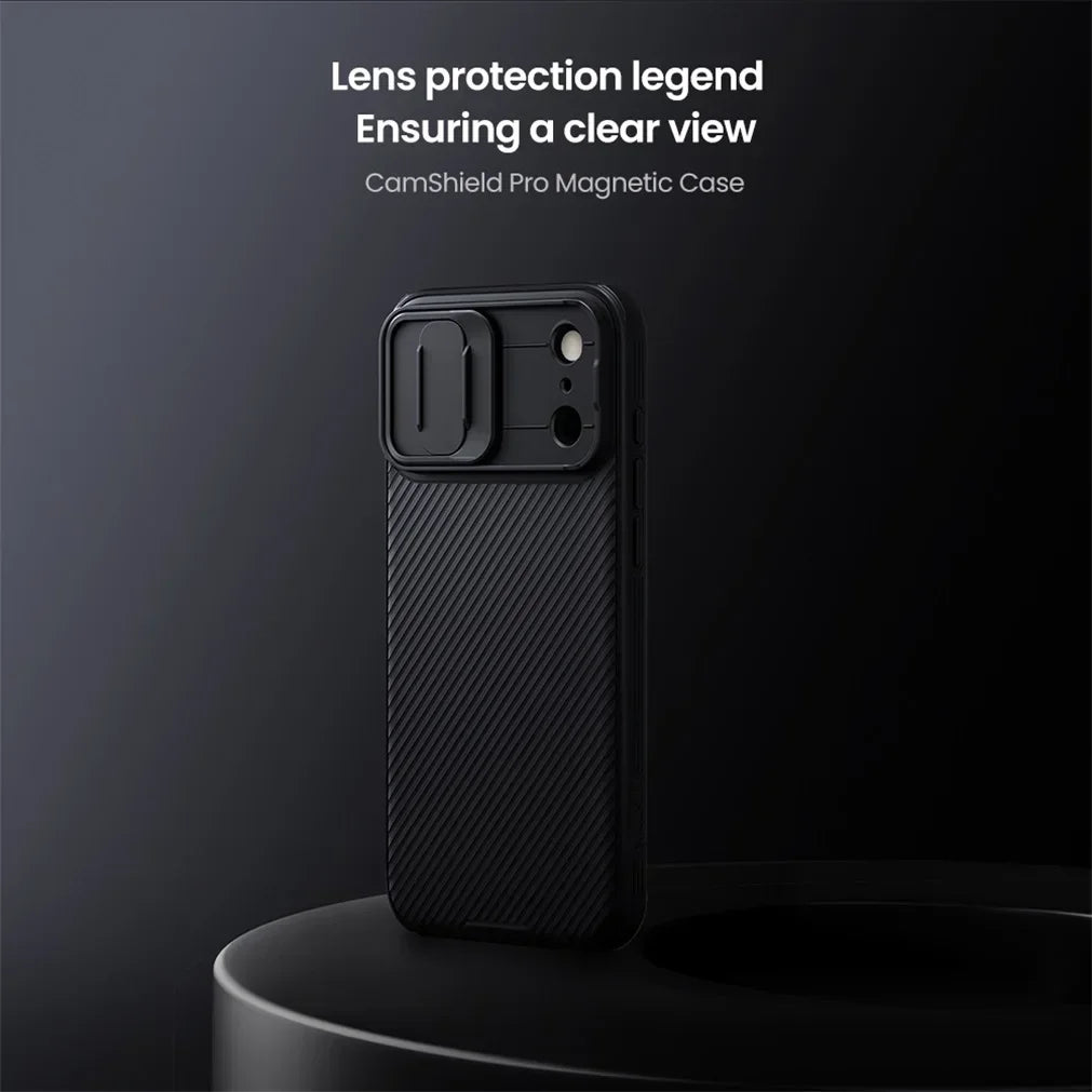 For iPhone 17Pro 17 Pro Max Matte MagSafe Case CamShield Pro Magnetic Charging Slider Camera Cover For iPhone17 / 17 Air
