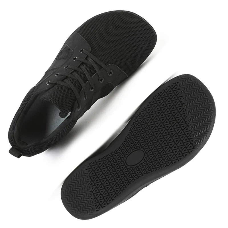 Men's Wide Minimalist Barefoot Sneakers | Unisex Zero Drop Sole | Optimal Relaxation