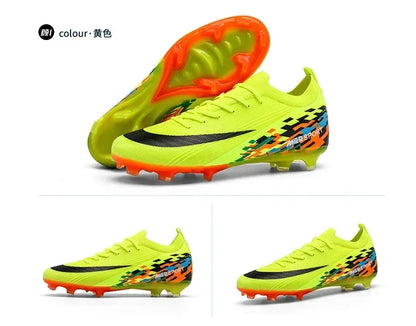 New Men Soccer Shoes Sport Grass Cleats Unisex Non-Slip Match Adult Ultralight Outdoor Football Boots Comfortable High-quality