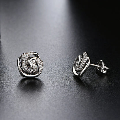D Color Moissanite Stud Earrings For Women Test Passed Top Quality 925 Sterling Silver Wedding Jewelry Girlfriend Gift