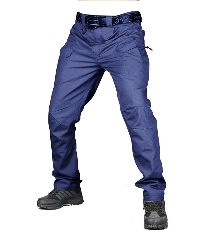 New Casual Tactical Pants Men Cargo Pants Multi Pockets Safari Style Trousers Waterproof Male Streetwear Hiking Plus Size S-6XL