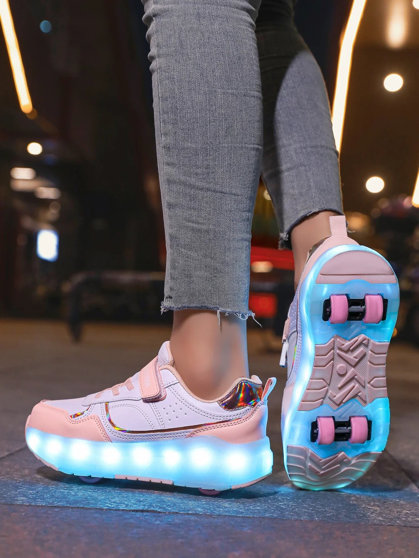 Popular and fashionable children's and teenagers' walking shoes upgraded version enhances stability, detachable dual-use sports