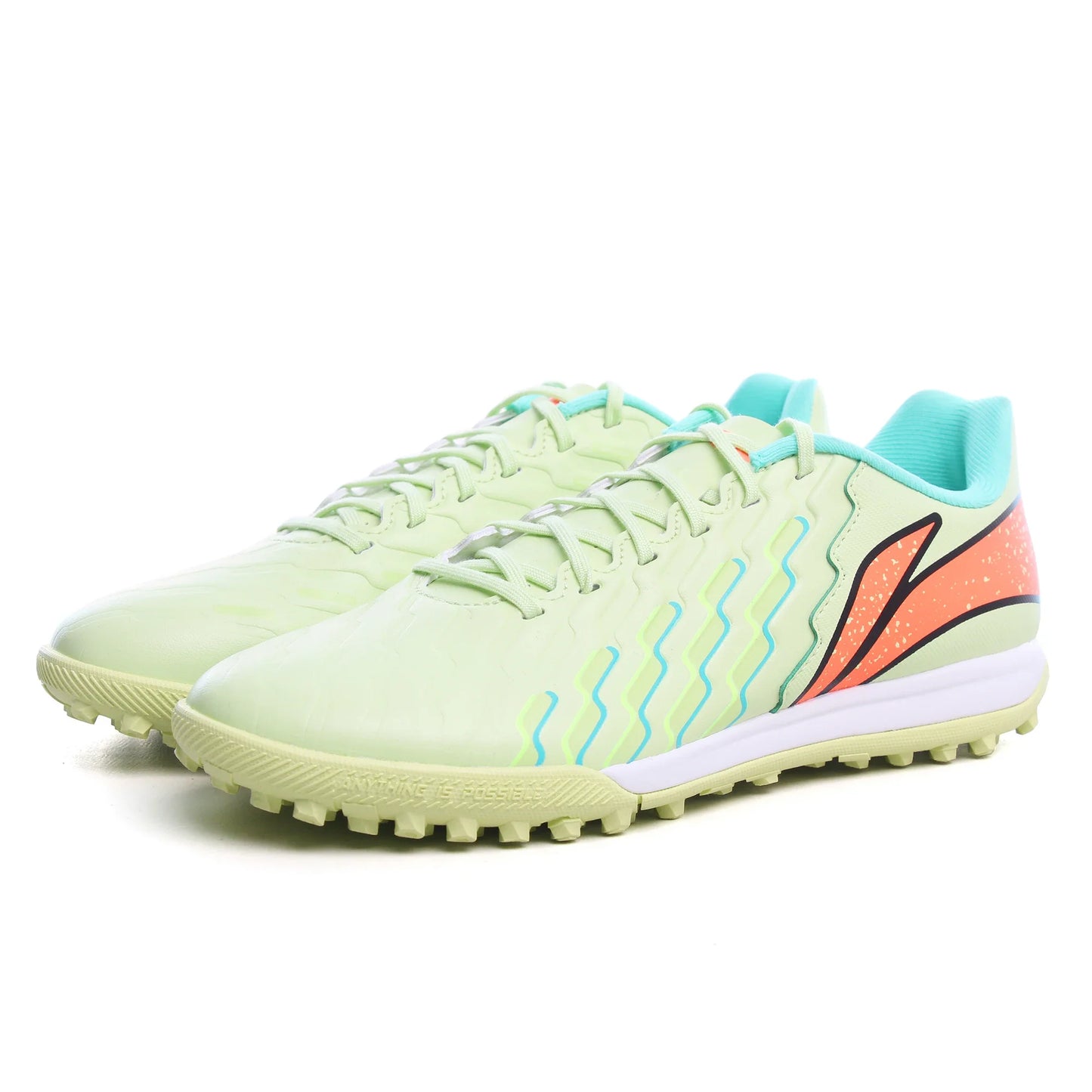 Men's Soccer Shoes Cushion Sports Stable Support Anti-Slippery Wearable LiNing Comfortable Football Sneakers YSTU005