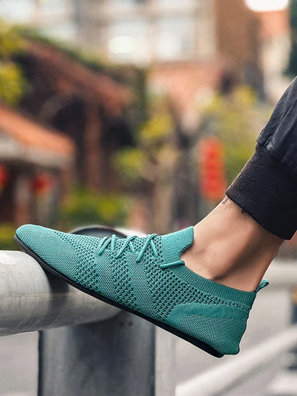 Male Summer Driving Shoes Flat Breathable Fashion Walking Shoes Mens High Quality Mesh Comfortable Soft Sole Casual Loafers