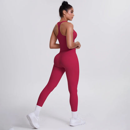 Yoga Top Set Fitness Gym Suit Training Sleeveless Sport Gym Tops Crossover Back Sports Underwear Tummy Control Slimming
