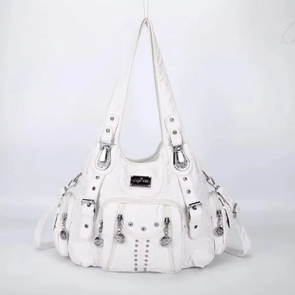 Bag Women Fashion Handbags Women Shoulder Bags PU Leather Handbag Female Satchel Shoulder Purse Bag bolsa feminina