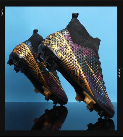 Refreshing Breathable Feet Children's Non-slip Fashion Casual Sports Shoe Youth Soccer Shoes Indoor Outdoor Grass Training Shoes