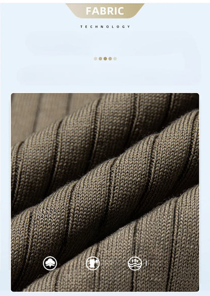 Mulberry Silk Men's Short-Sleeved Shirt, Slim Fit Summer Business Gentleman Men's Polo Shirt in 2024, High-End Knitwear