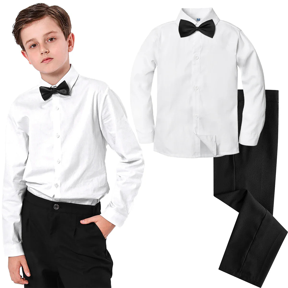kids Suit Boys Wedding Outfit Teenager Flower Formal Easter Party Gift Graduation Ceremony Birthday Photography Daily Clothes