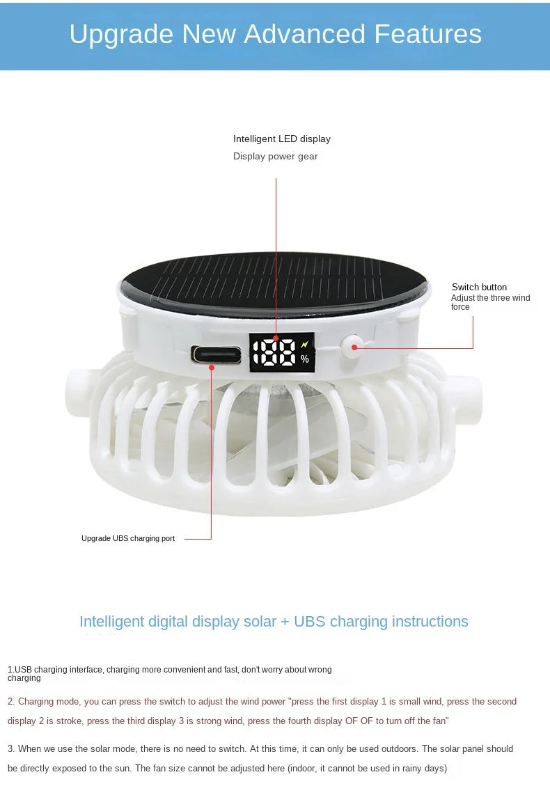 Outdoor Mesh Cap Solar Powered Charging Fan Cap Summer New Style Breathable Sunshade Sun Protection men's women's Adults Mz126