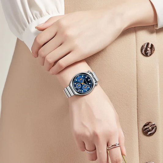 FOCUS Fashion Gold Watch Women Watches Ladies Creative Steel Women's Bracelet Watches Female Waterproof Clock Reloj Mujer
