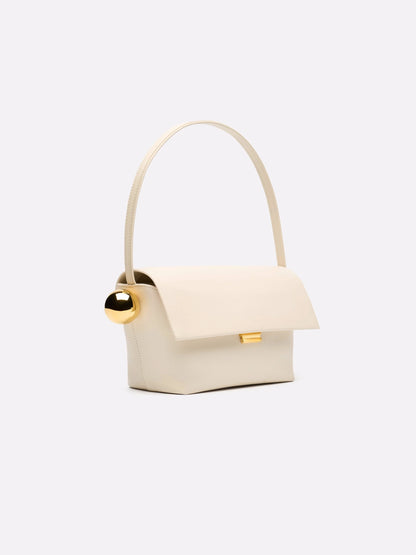Women's Shoulder Bag with Flap, Solid Color Fashion Top Handle bag with Metal, Women's Luxury Design Handbag for Everyday Style