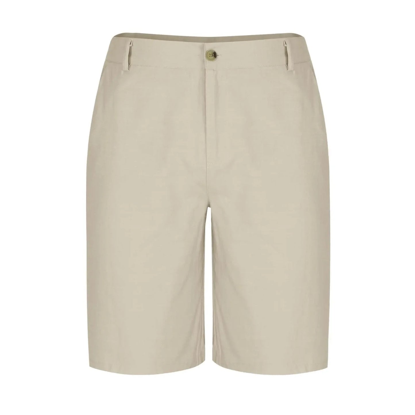 2025 Summer Cotton Linen Shorts for Men Solid Casual Button Pocket Beach Shorts Men's Comfortable Simple Vacation Leiture Pants