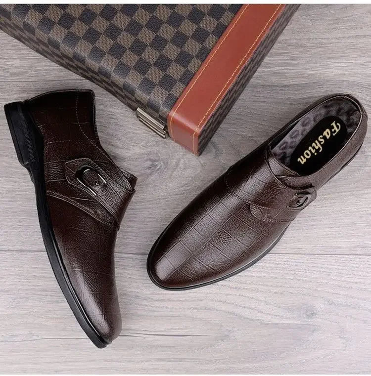 Round Toe High Quality Fashion Spring Autumn Men's Formal Shoes Luxury Designer Cheap Liquidation 2025 Style 39 Social Shoe Male