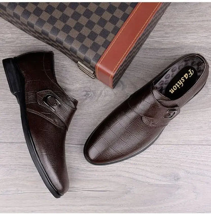 Round Toe High Quality Fashion Spring Autumn Men's Formal Shoes Luxury Designer Cheap Liquidation 2025 Style 39 Social Shoe Male