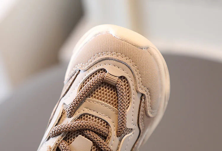 Children's Sneakers Spring Autumn Mesh Breathable School Running Sports Shoes for Boy Girl Causal Fashion Kids Basketball Shoes