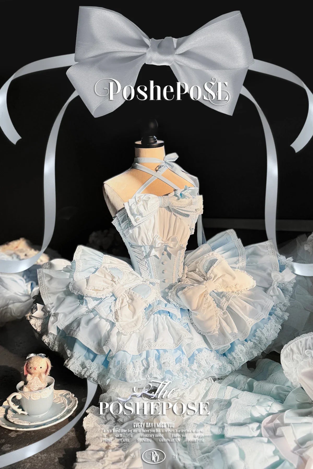 Girls Birthday Lolita Dress 2024 Spring and Summer Women's Tube Top Satin Bowknot Slim Pettiskirt Short Mini Party Dress