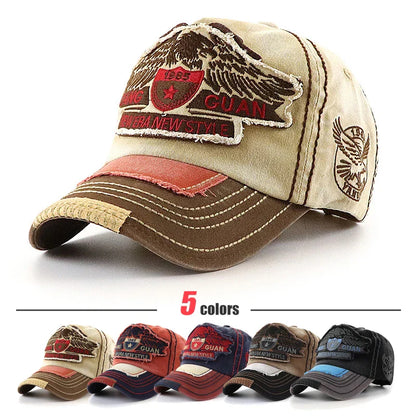 Various Sizes Suitable For Different Family Members Parent-Child Letter Pattern Patch Embroidery Cotton Adjustable Baseball Cap