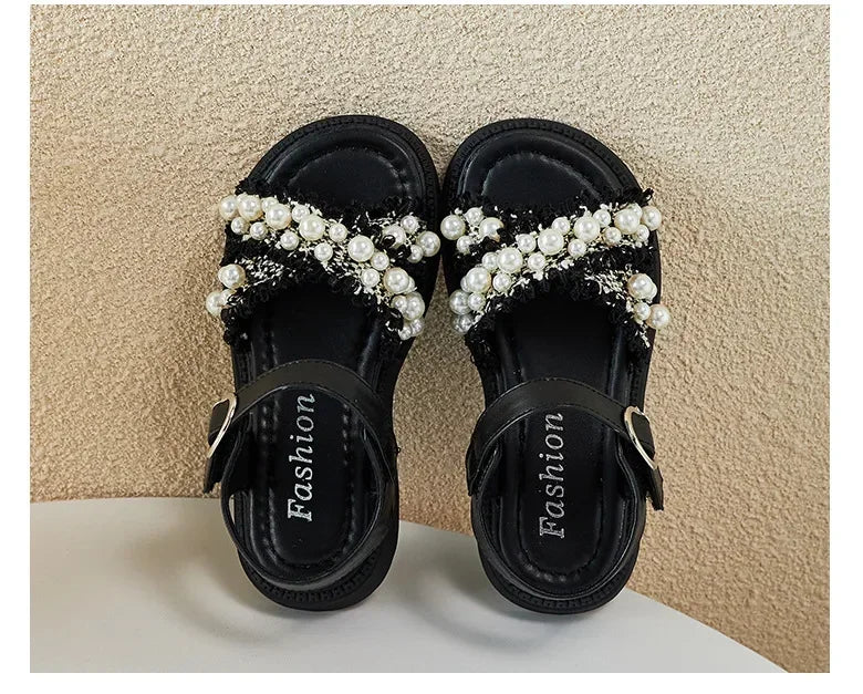 Girls' sandals Summer children's non-slip soft-soled princess beach shoes Fashion sandals for little girls