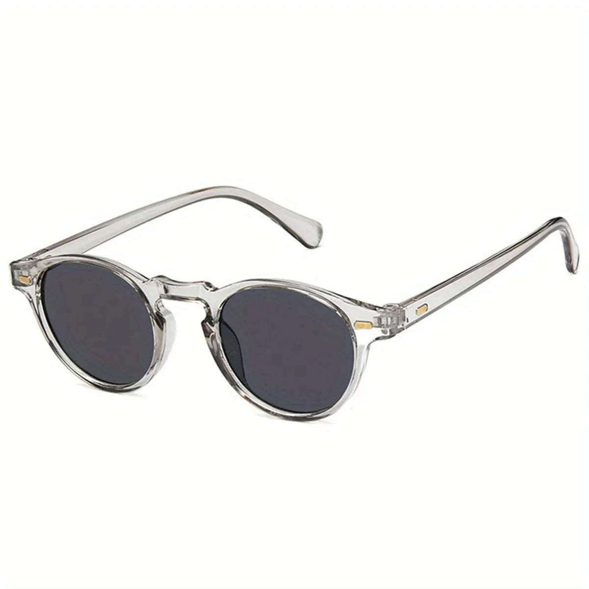 Retro Round Sunglasses Fashion Rice Nail Box Sunglasses For Men And Women Trend Joker Sunglasses