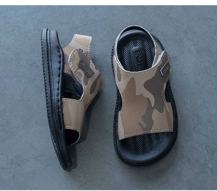 Boys' Sandals 2025Summer New Soft Soled Kid Shoe 1-16y Light Sandals for Girls Casual Beach Shoes Anti Slip Boys Shoe Sandalias