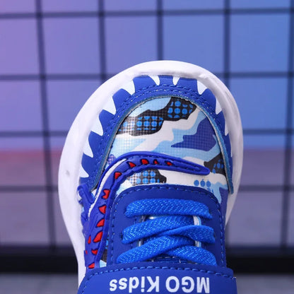 2026 New  Boys Led Lighted Shoes Fashion Mickey Children's Casual Sneakers Kids Luminous Shoes Sport Shoes Lighted Shoes