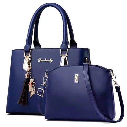 2pc/set Women Fashion Casual Totes, Luxury Handbags ,Designer Shoulder Bags, Crossbody Composite Bag Bolsos
