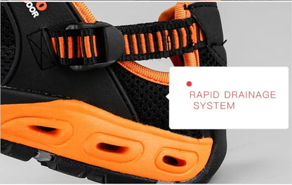 Hiking Shoes for Men Outdoor Man Sneakers Breathable Quick Drying Sports Trekking Beach Barefoot Mens Shoes