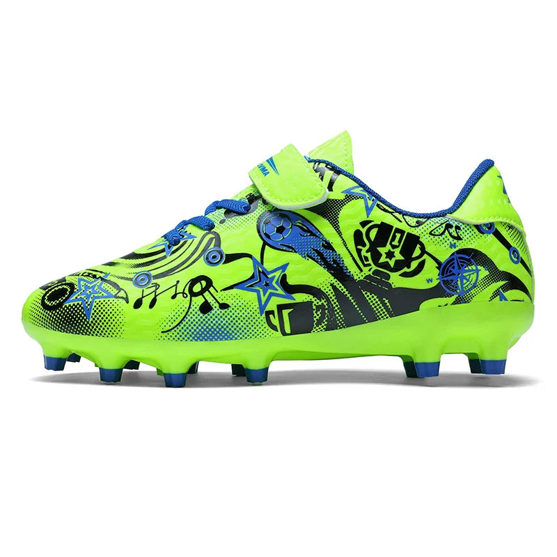 New Youth Soccer Shoes Kids Football Boots Professional Training Non-Slip Indoor Outdoor Futsal Cleats Sneakers Breathable 28-39