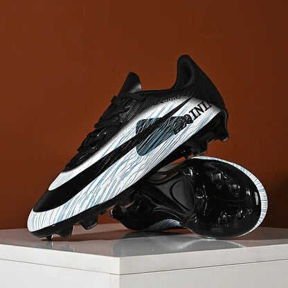 New Men Football Boots Outdoor Non Slip Match Boys Breathable Soccer Shoes Sport Adult Cleats Training Long Spikes Comfortable