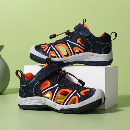 Summer Boys Sandals Outdoor Beach Children Shoes Sneaker Fashion Breathable Non-slip Kids Casual Sports Sandals Shoes for Boy