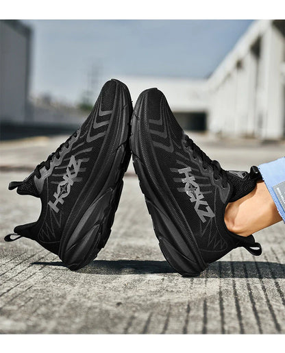 Tênis de Corrida Masculino com Placa de Carbono e Amortecimento de Ar, Tênis Esportivo Feminino Macio e Robusto, Sapatos Casuais para o Dia a Dia e Caminhada ao Ar Livre