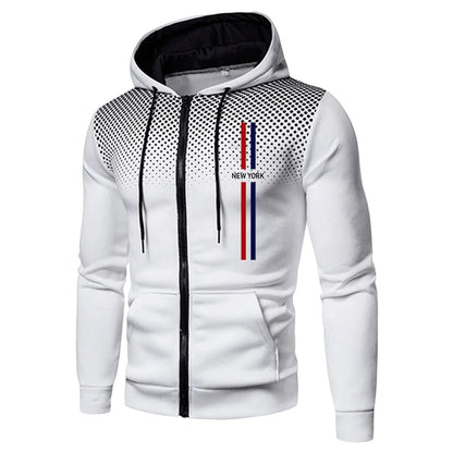 2025 Brand New Men's Tracksuit Hoodie Sweatpants Urban Casual Fashion Sportswear Autumn Winter Daily Casual Sporty Zipper Outfit