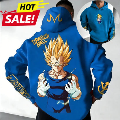 Oversized Hoodie High Quality 100% Cotton Print Unisex Retro Casual Sweatshirt