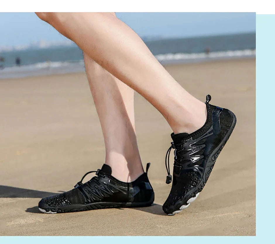Men Women Barefoot Outdoor Aqua Shoes Couple Quick-drying Wading Beach Swimming Fitness Cycling Sports Water Sneakers