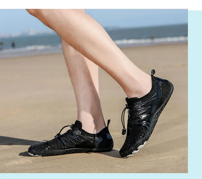 Men Women Barefoot Outdoor Aqua Shoes Couple Quick-drying Wading Beach Swimming Fitness Cycling Sports Water Sneakers