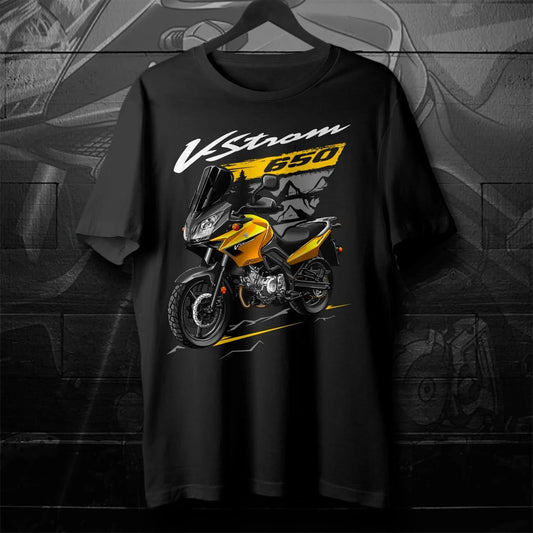 Classic Japanese 2004-2011 Models V-Strom 650 Motorcycle T-Shirt 100% Cotton O-Neck Short Sleeve Summer Casual Mens T-shirt