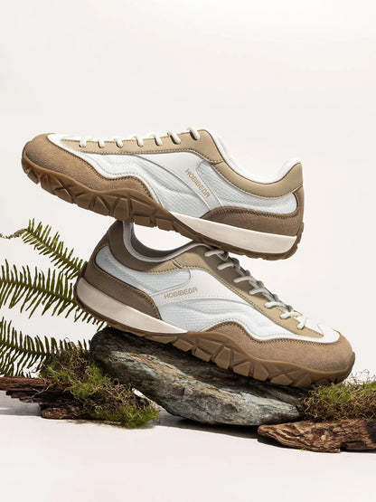 Wide Width Hiking Shoes Unisex Trekking Trail Running Sneakers Retro Non Slip Lace-Up Walking Shoes