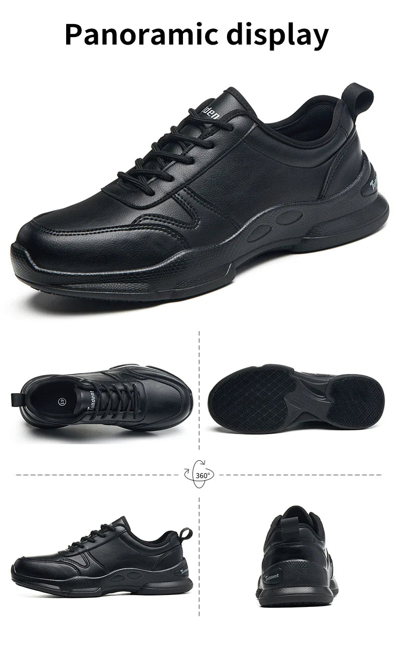 Chef's shoes, anti slip and oil resistant casual shoes, anti slip restaurant work shoes