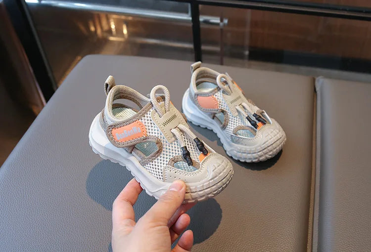 Kids Sport Sandals Summer Outdoor Casual Shoes Soft Breather Anti-slip Children Sneakers Unisex Boys Girls Close-toed Sandals
