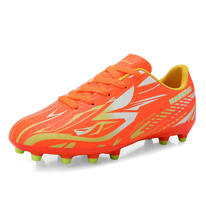 Outdoor Children's Football Shoes Low-cut Kids Soccer Shoes Sports Shoes Comfy Non-Slip Training Shoes For Boys Futsal Sneakers